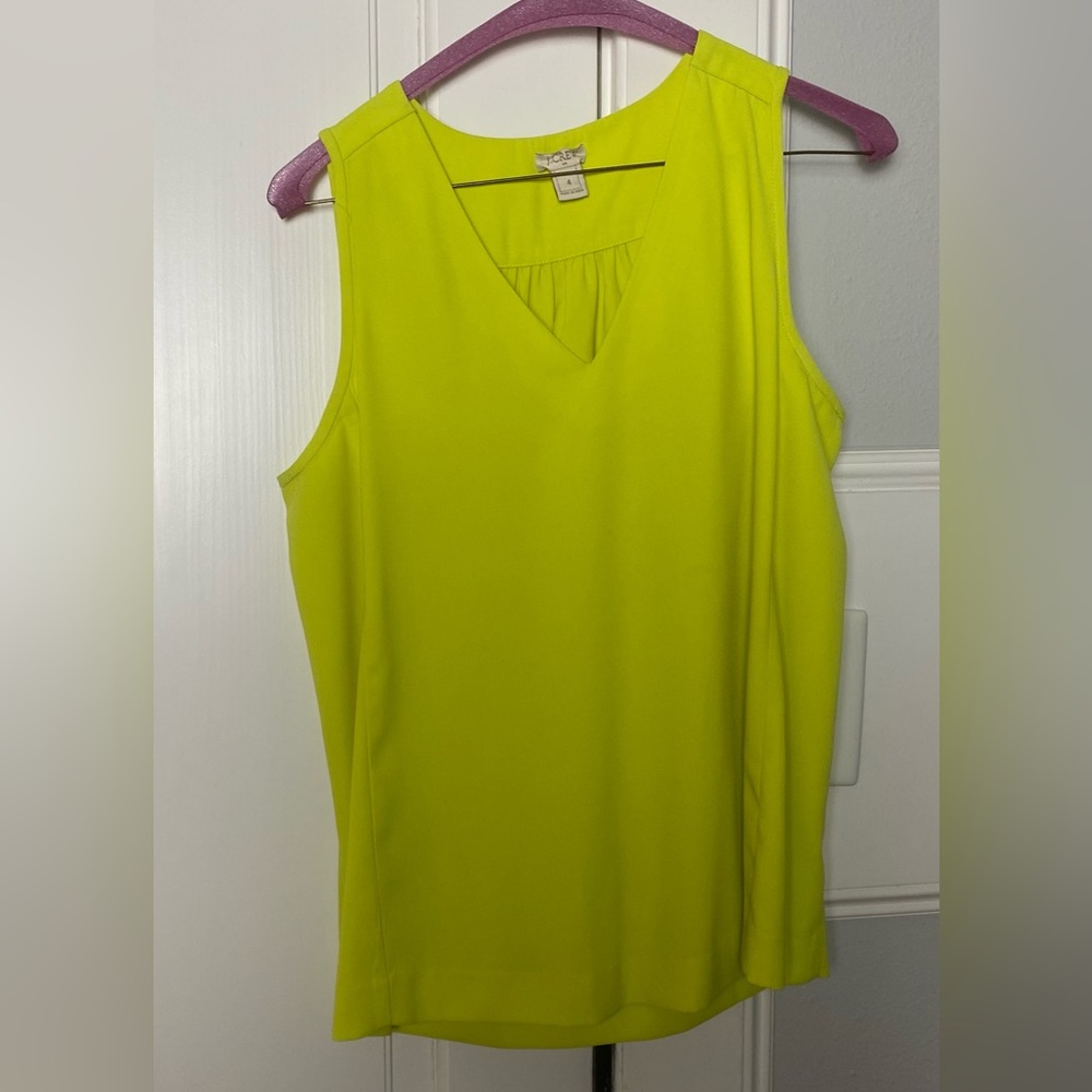 Lime Green JCrew Tank